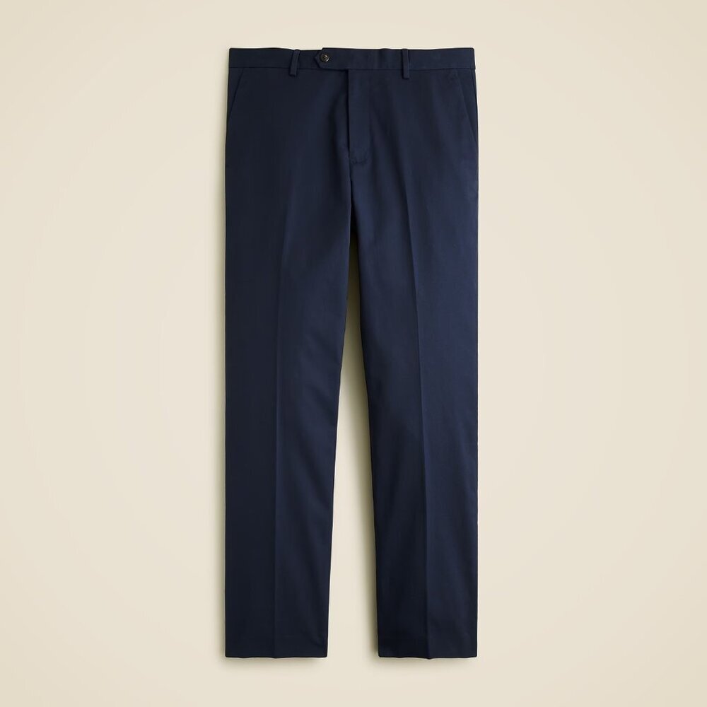 J Crew Mens Size 38W x 34L Bowery‎ Dress Pant in Stretch Chino Navy BQ425 $128